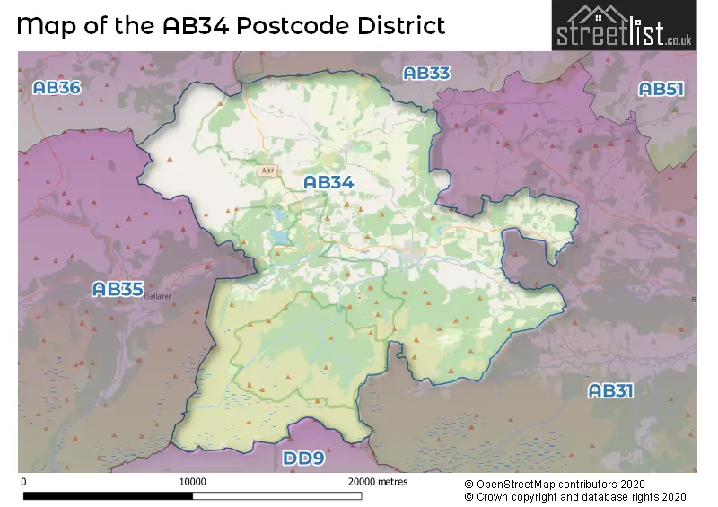 Map of the district