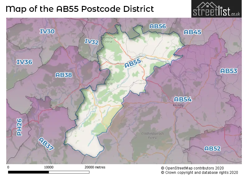 Map of the district