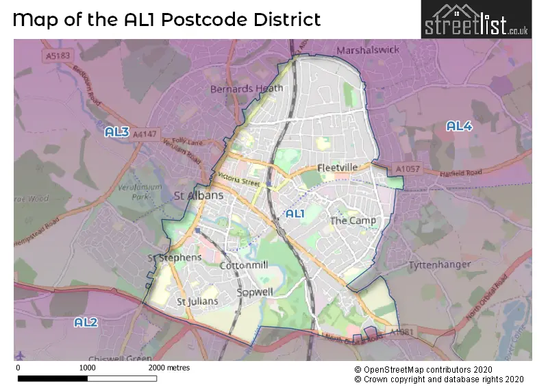 Map of the district