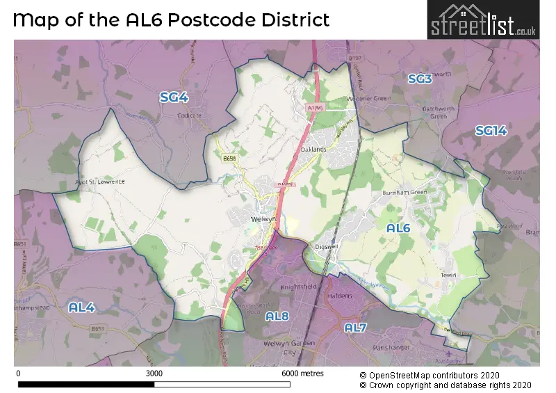 Map of the district