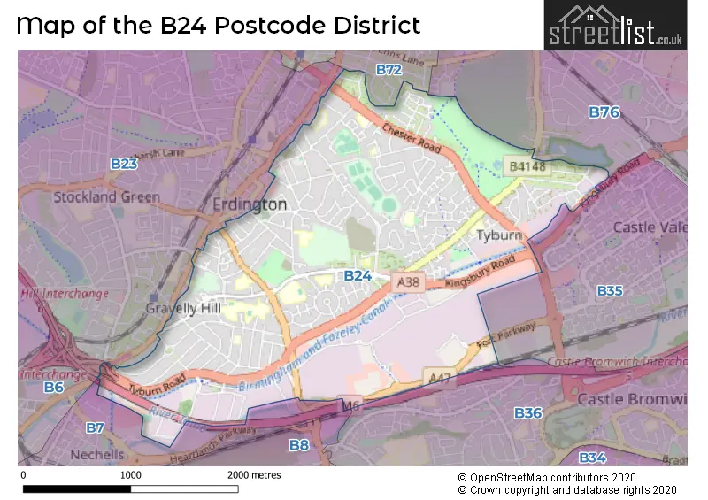 Map of the district