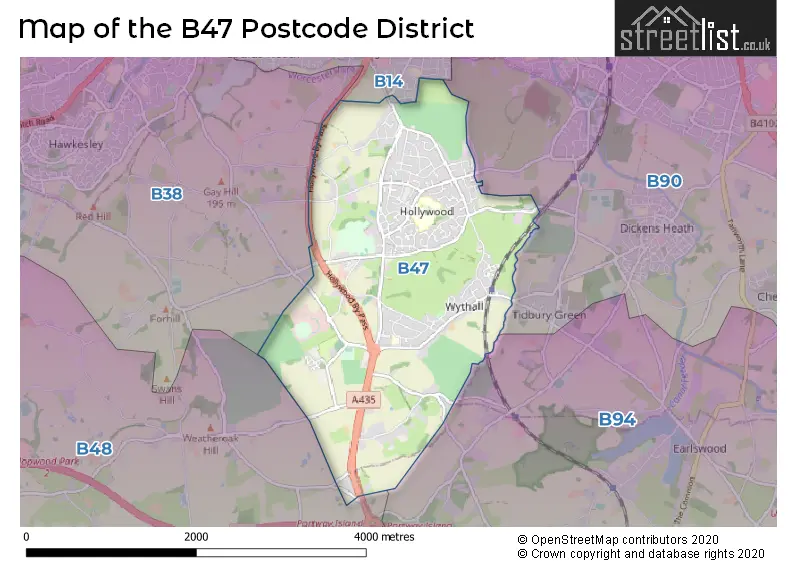 Map of the district