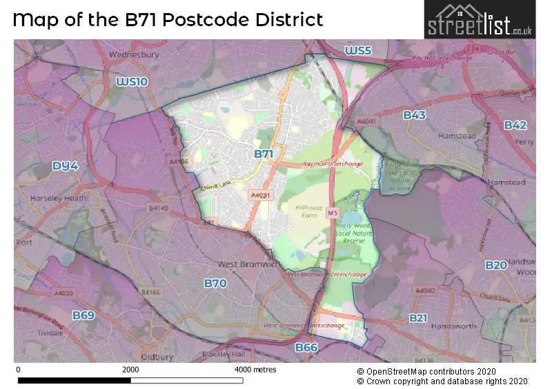 Map of the district