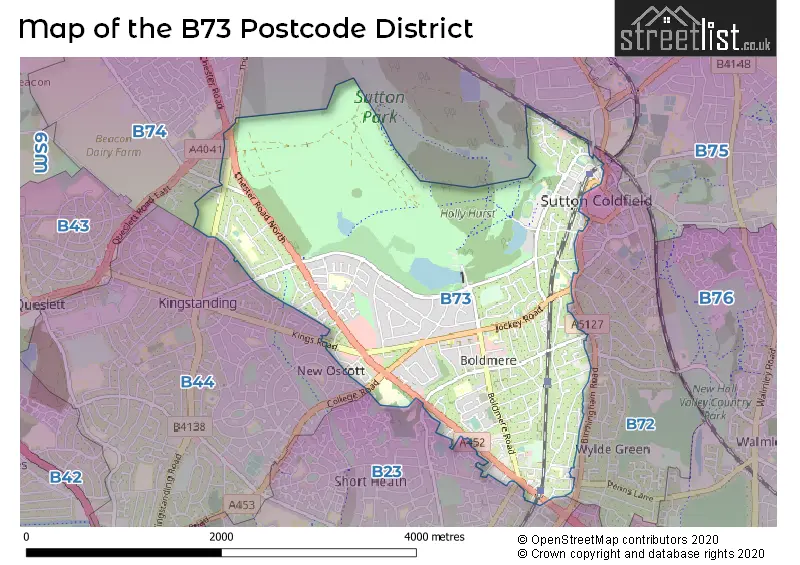 B73 Postcode District