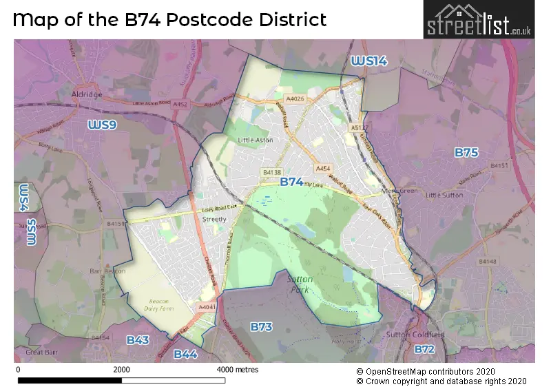 Map of the district