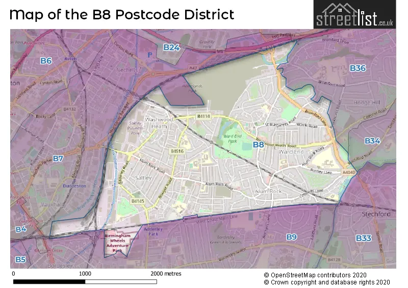 Map of the district