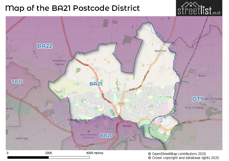 Map of the district