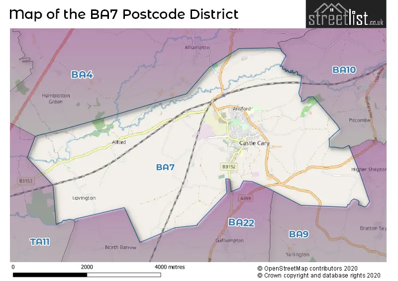 Map of the district