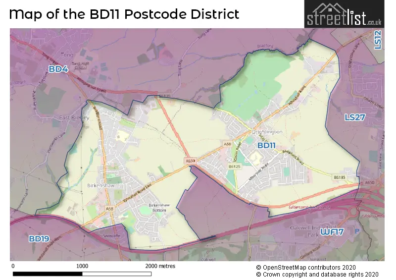 Map of the district