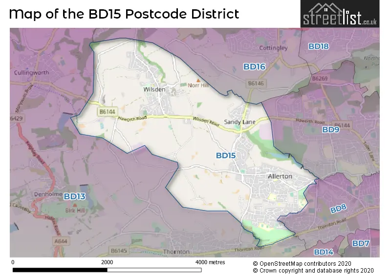 Map of the district