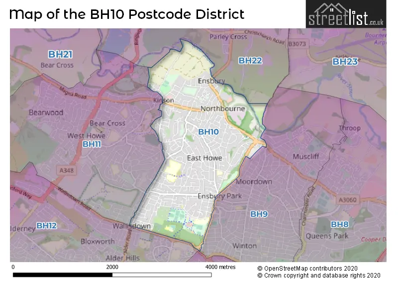 Map of the district