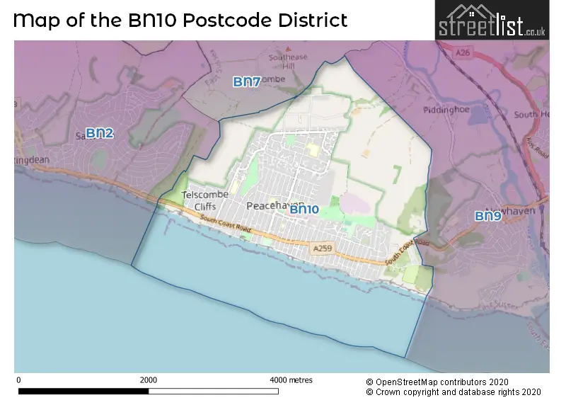 Map of the district