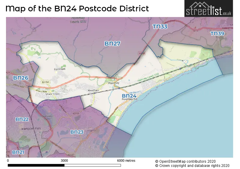 Map of the district