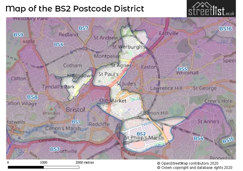 Map of the district