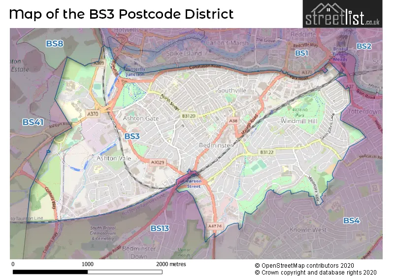 Map of the district