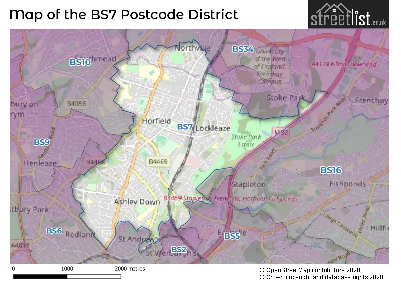 Map of the district