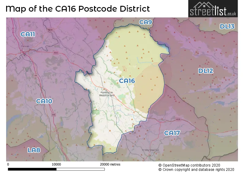 Map of the district