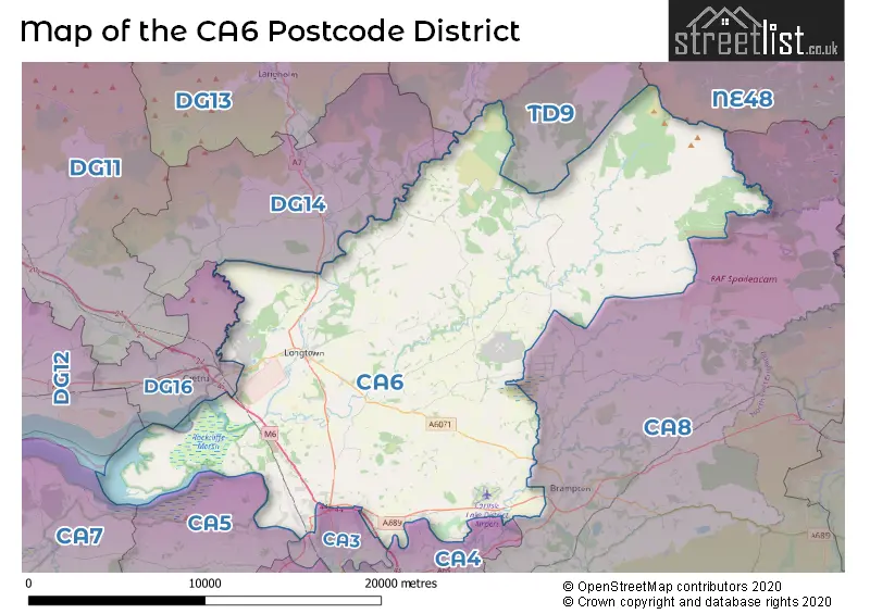 Map of the district