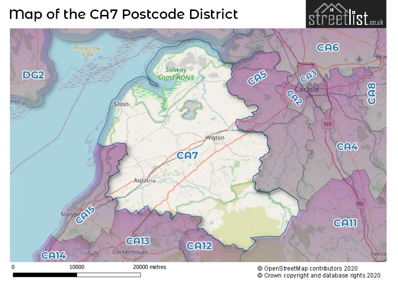 Map of the district