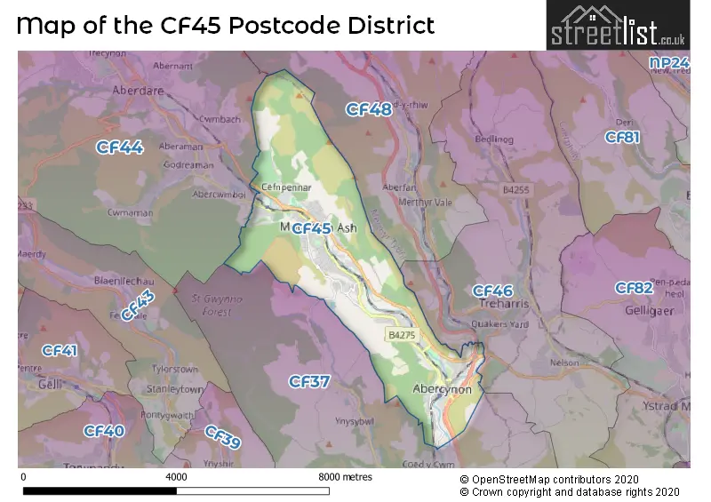 Map of the district