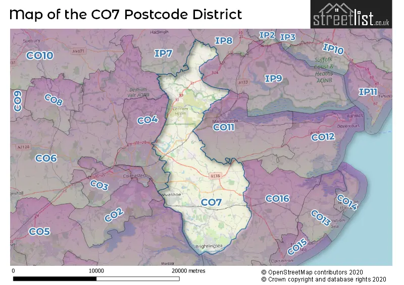 Map of the district