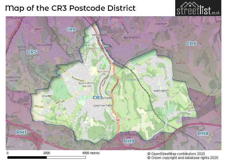 Map of the district