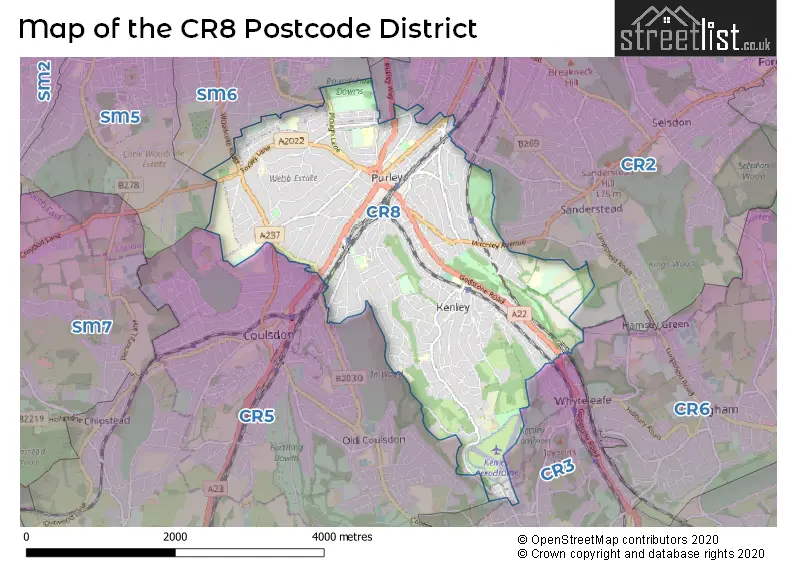 Map of the district