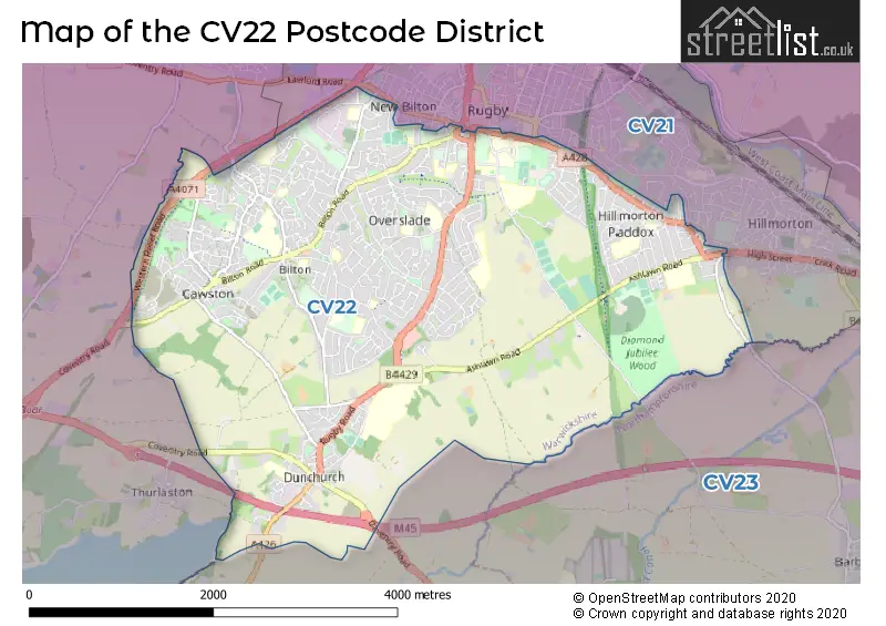 Map of the district