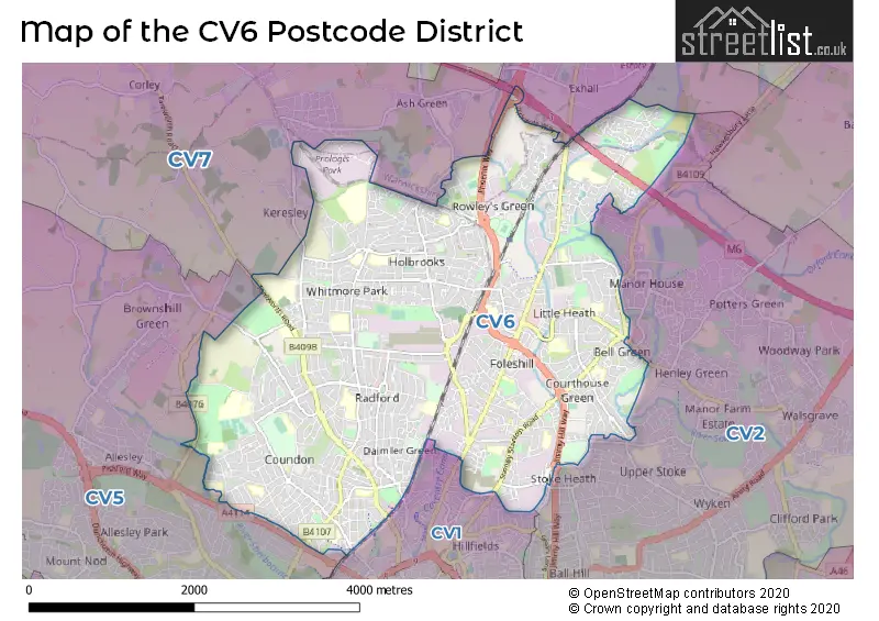 Map of the district