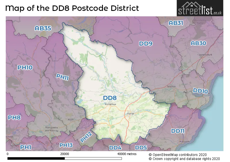 Map of the district