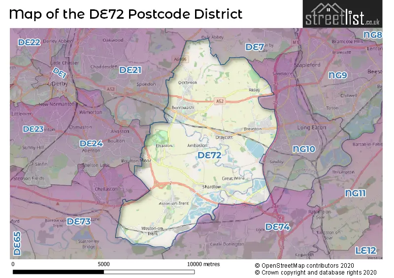 Map of the district