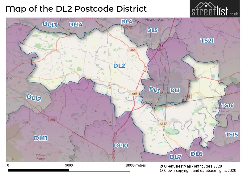 Map of the district