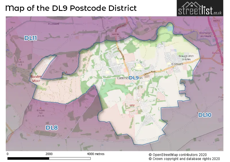 Map of the district