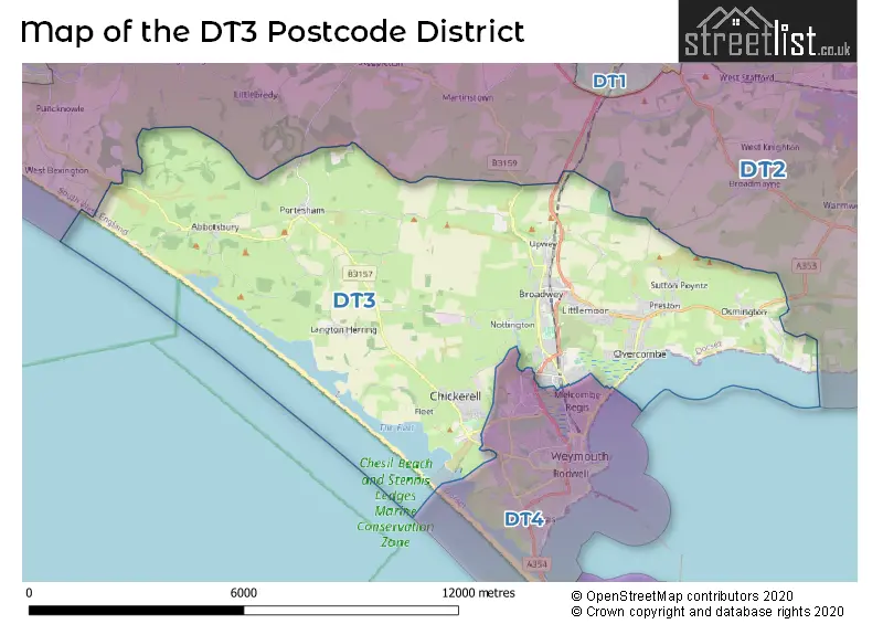 Map of the district