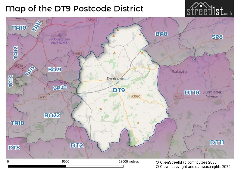 Map of the district