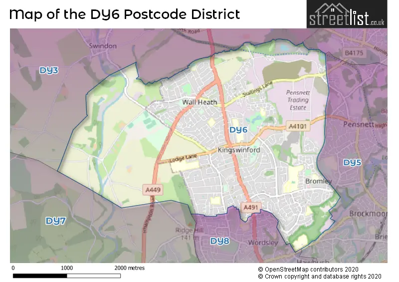 Map of the district