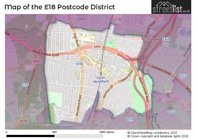 Map of the district