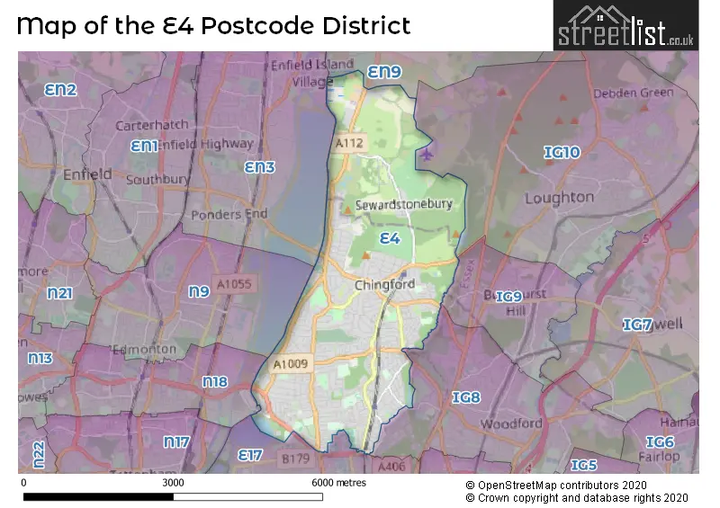 Map of the district