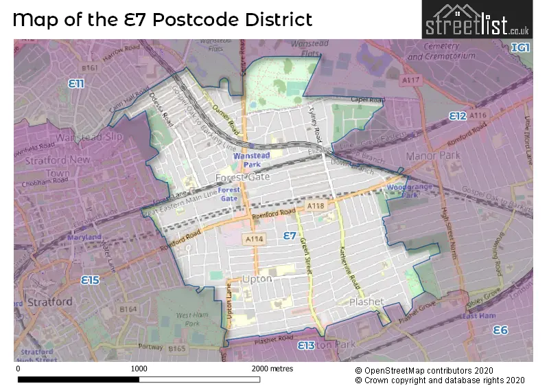 Map of the district