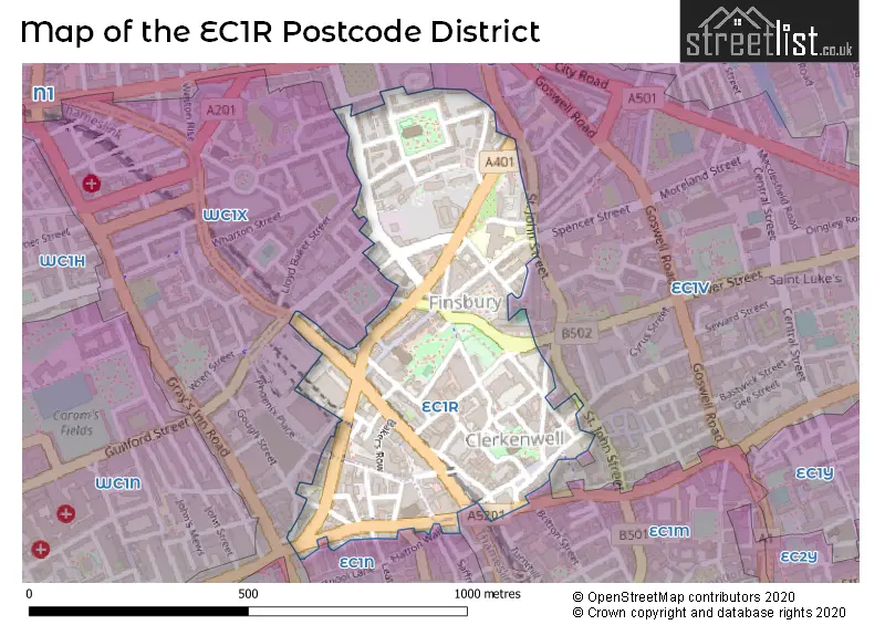 Map of the district