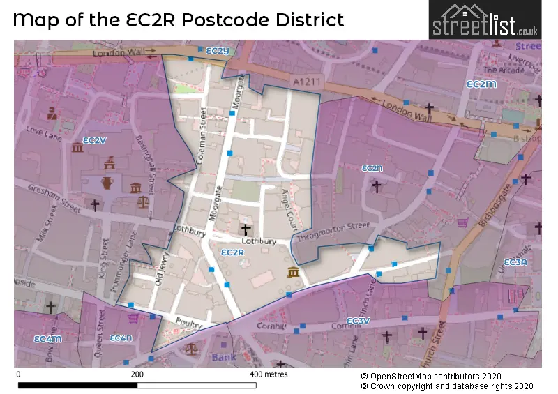 Map of the district