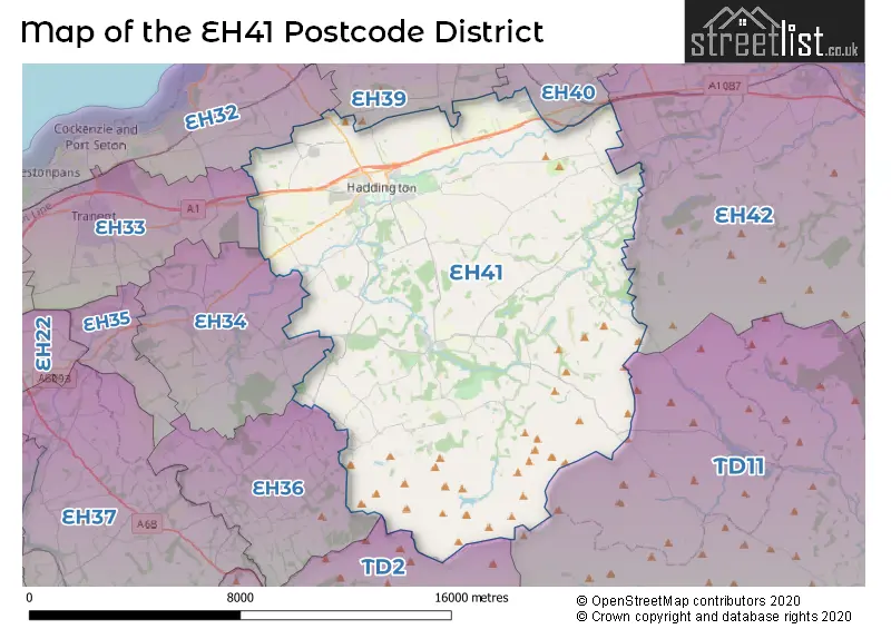 Map of the district