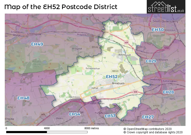 Map of the district