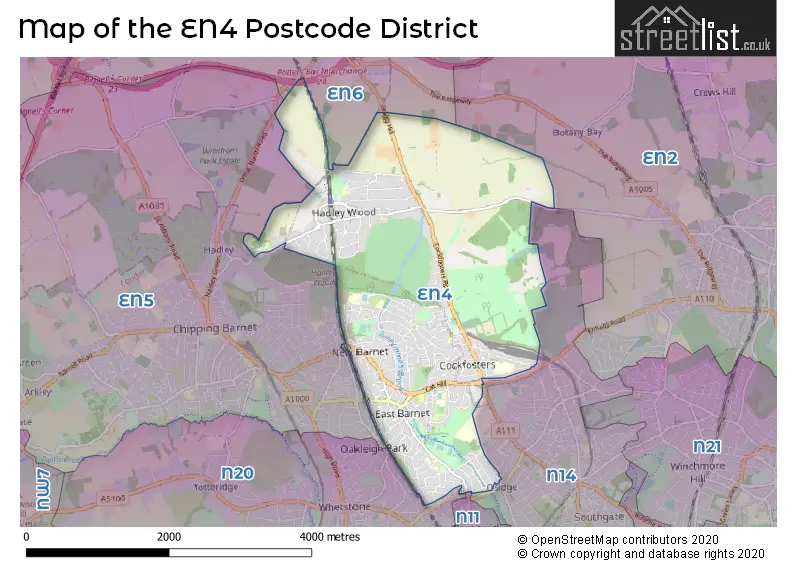 Map of the district