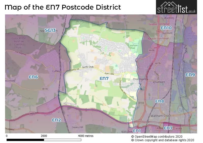 Map of the district