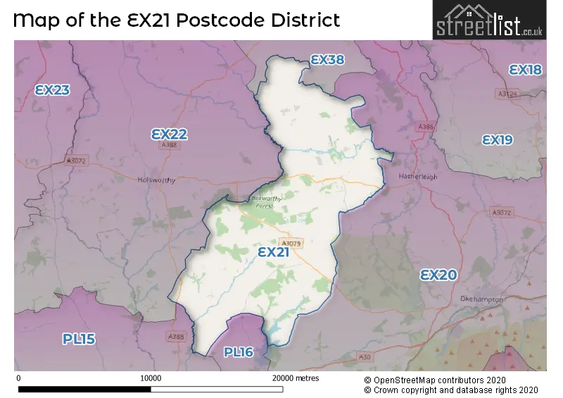 Map of the district