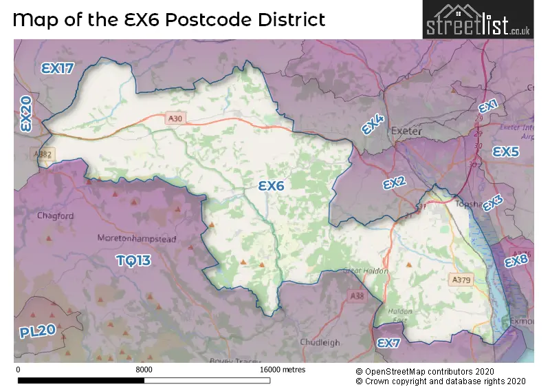 Map of the district