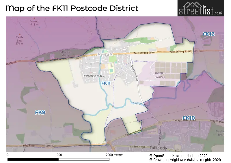 Map of the district