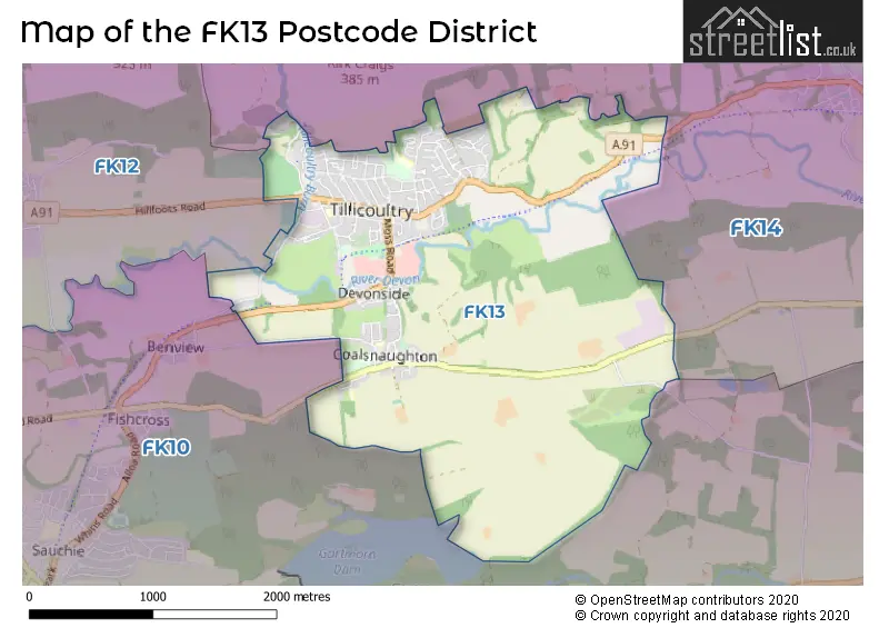 Map of the district