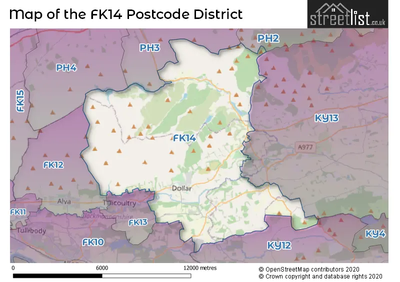 Map of the district